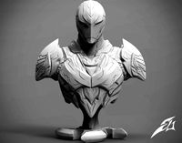 The Dark Armor Bust | 3D