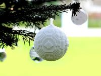 3D printed pixellated ornament | 3D