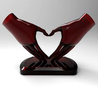 HeartHands Statue | 3D