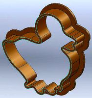 Little duck Ester cookie cutter | 3D