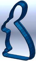 Rabit Dad Ester cookie cutter | 3D