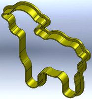 Mom Sheep Ester cookie cutter | 3D