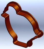 Chick Ester Cookie Cutter | 3D