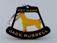 Jack Russell Terrier keychain | 3D