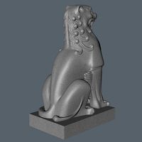 Komainu or lion dogs 2 | 3D