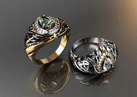 Ring for woman Gela | 3D