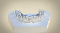 Digital Dental Flat Occlusal Plane Splint Lower | 3D