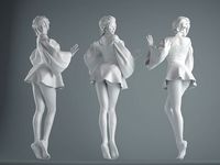 Women wear skirts 001 | 3D