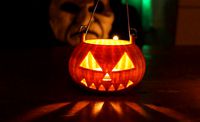 Halloween pumpkin for candle | 3D