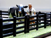 Farm fence for toy animals | 3D