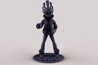 Baron Bones 3D Printable figurine  | 3D
