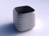 Vase quadratic stumpy with uniform polygons | 3D