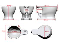 toilet cup | 3D
