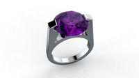 0011 Fashion Ring  | 3D