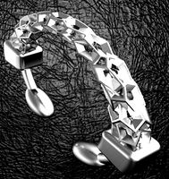 bouncing dodecahedron bracelet | 3D