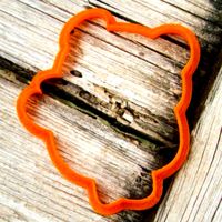 Winnie the Pooh with a pot cookie cutter for professional | 3D