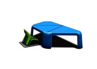 Kindergarden desk and chair | 3D