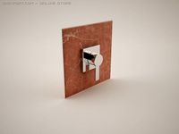 Grohe Allure 19384 Concealed stop 3D Model