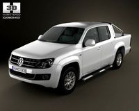 Volkswagen Amarok Crew Cab 2010 3D Model