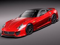 Ferrari 599XX 2010 3D Model