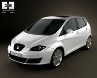 Seat Altea 2010 3D Model