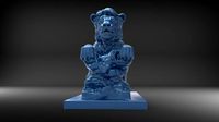 Lion sculpture-2 print | 3D