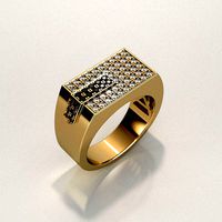 Mens ring 006 | 3D