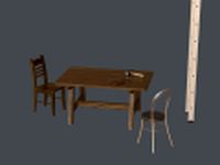 Low poly set 3D Model