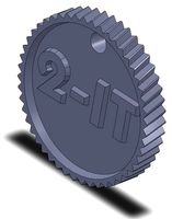 Round To It Keychain | 3D