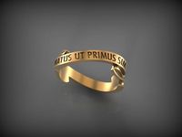 Ring NATUS UT PRIMUS SIM | 3D