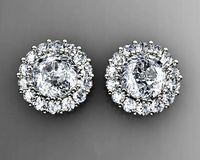 Diamond Earrings Puset | 3D