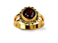 Rubin vintage ring  | 3D