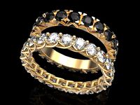Wedding ring 10V2 | 3D
