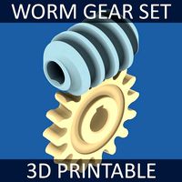 Worm Gear Collection 02 | 3D