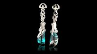 ER0003 - Earrings Sirena Ola MAGERIT | 3D
