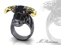 Bull men ring | 3D