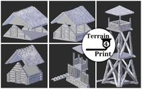 Viking sheds and towers | 3D