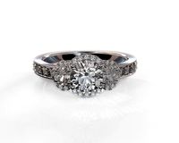 Three stone engagement ring | 3D
