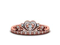 Queens Crown ring 0052 | 3D