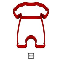 Romper cookie cutter for professional | 3D