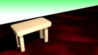 Miniature table | 3D