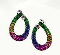 boucheron masy the chameleon hoop earrings 3D print model  | 3D