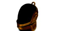 R3 Daft Punk Guy Manuel Helmet Keychain | 3D