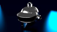 R3 Daft Punk Thomas Helmet Keychain | 3D