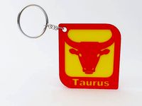 Taurus Zodiac Keychain Model | 3D