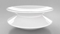 Valli Aredobagno JAPAN Soap Holder L 8031 white | 3D