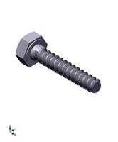 Hex Head Metric 4x20mm | 3D