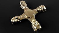 Premium spinner VENDETTA 4-arm | 3D