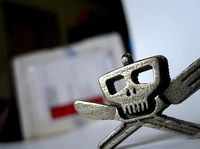 Skull and Cross Utensils | 3D