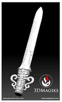3DMagiks - 3D Printable Sky Spear Mode from movie Hero by Jet Li | 3D